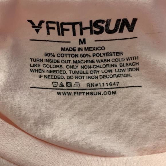 FIFTH SUN Short‎ Sleeve Floral Flower Crop T-Shirt Top - Picture 5 of 5